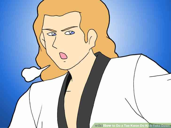 Image intitulée Faire un Tae Kwon Do Coup de Prendre vers le Bas de l